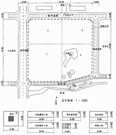 藝術陶瓷展示中心總平面圖設計構思